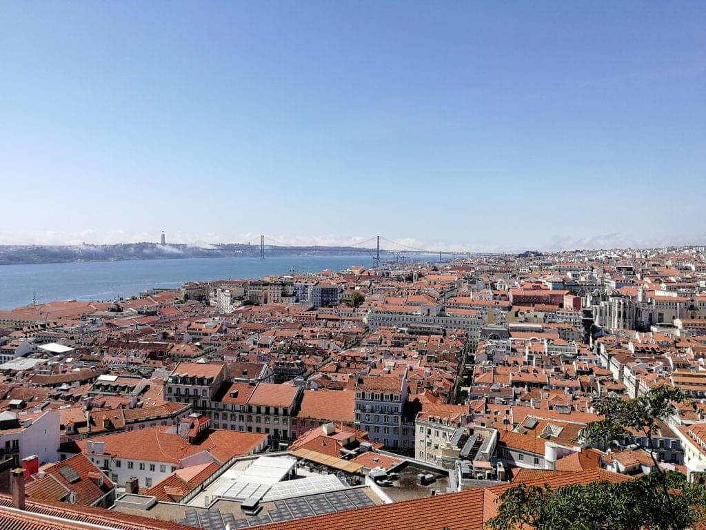 Blick vom Castello Jorge